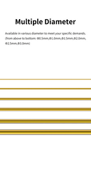 DSPIAE - BB Brass Rods for Model Customization (6 Sizes)