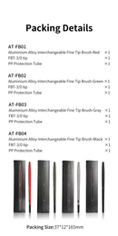 DSPIAE - AT-FB Interchangeable Fine Tip Brush (4 Colors)