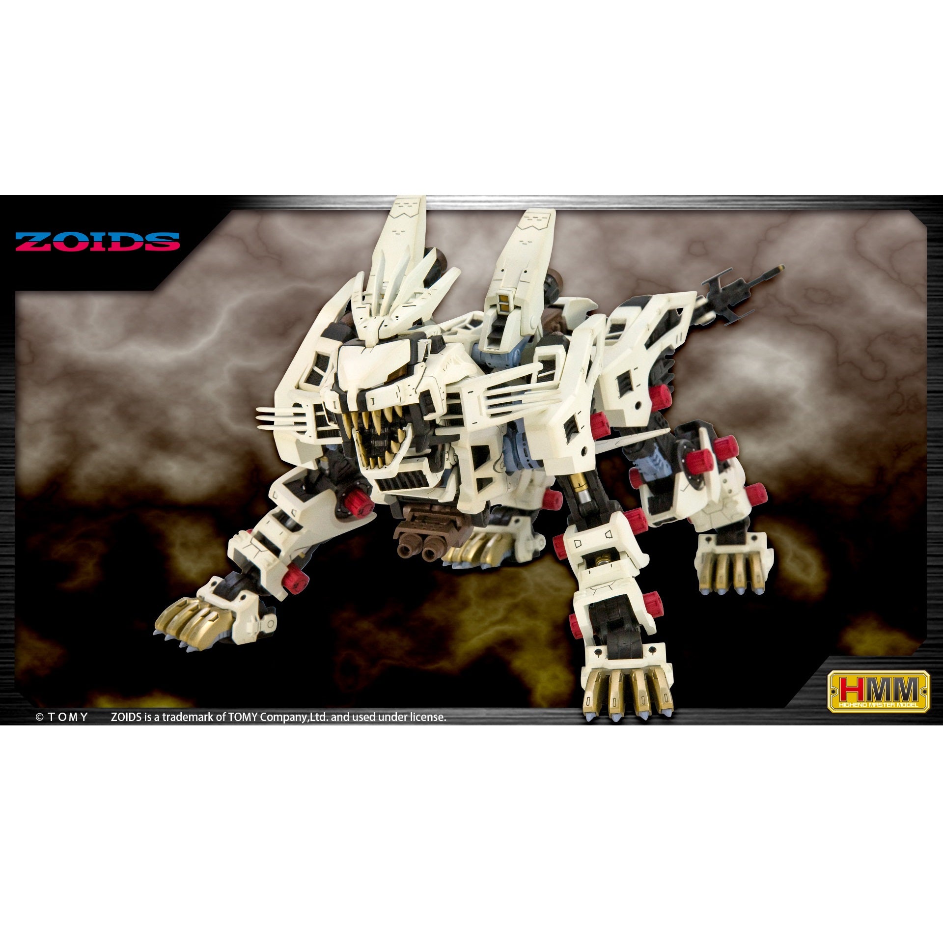 PRE-ORDER: Zoids 1/72 HMM #022 RZ - 041 Liger Zero Marking