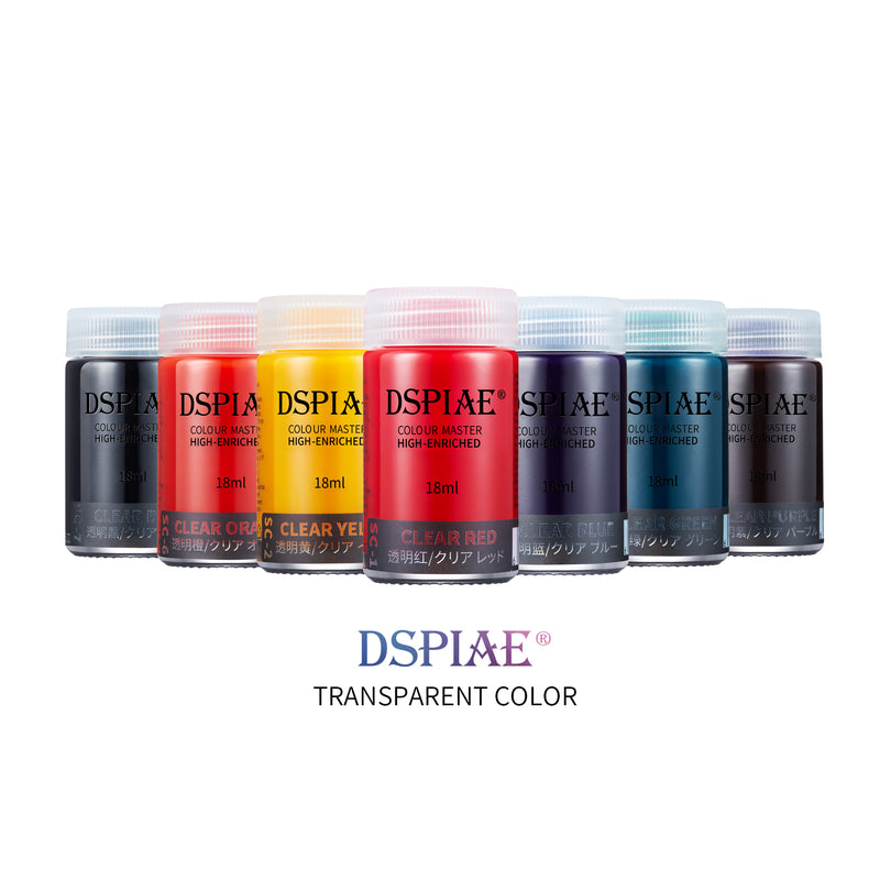 DSPIAE - Colour Master - Transparent Color (8 Colors)