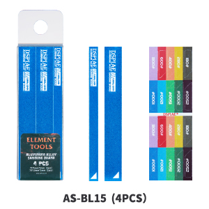 DSPIAE - AS Small/Medium Aluminum Alloy Sanding Boards, 4pcs (4 colors)