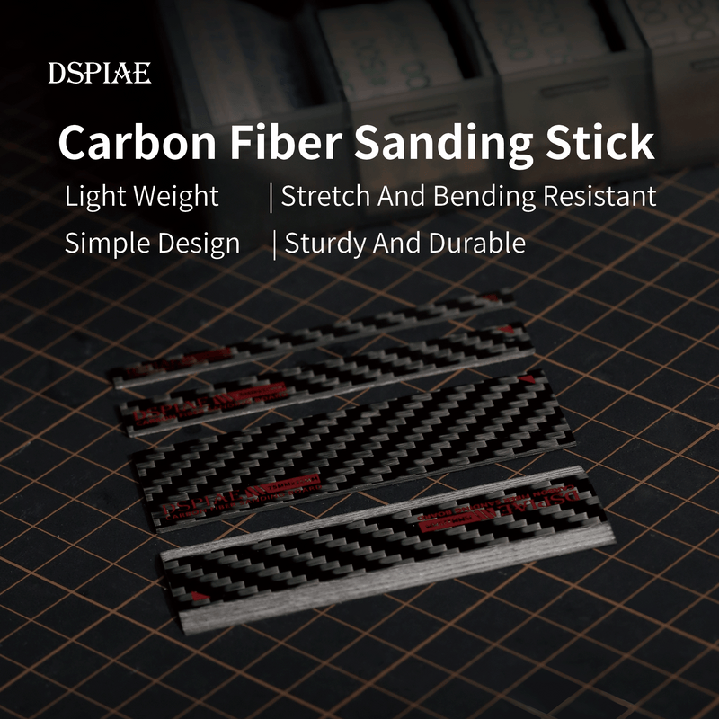 DSPIAE - CB Carbon Fiber Flat Sanding Boards (4 Options)