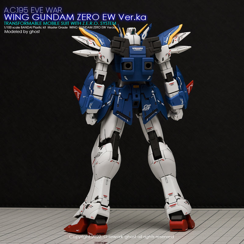 G-REWORK - Custom Decal - [MG] WING ZERO EW Ver.ka