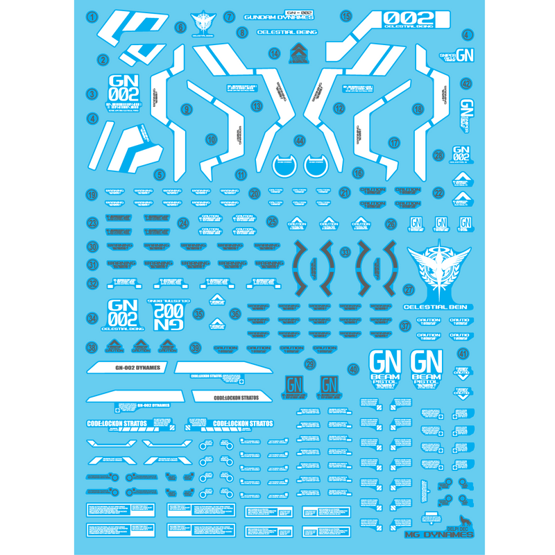 Delpi Decal - MG DYNAMES WATER DECAL (3 Types)