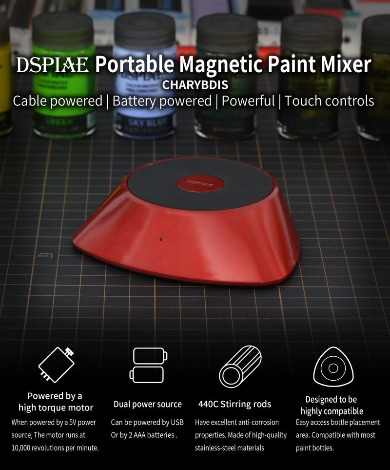 DSPIAE - MS-01 Charybdis Portable Magnetic Paint Mixer