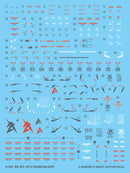 G-REWORK - Custom Decal - [RG] RX-93 Nu Gundam (decal v2.0)
