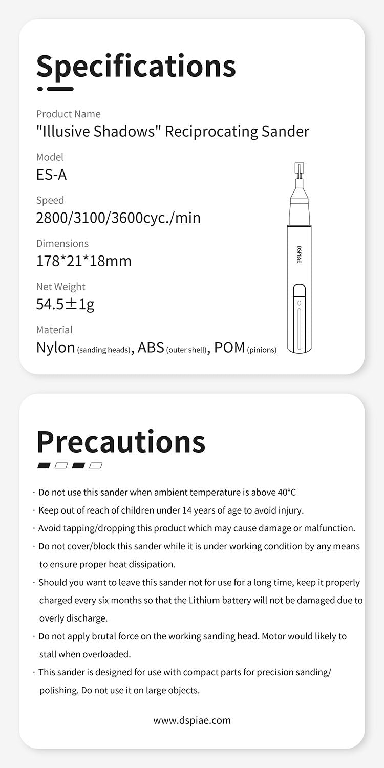 DSPIAE - ES-A Reciprocating Sander