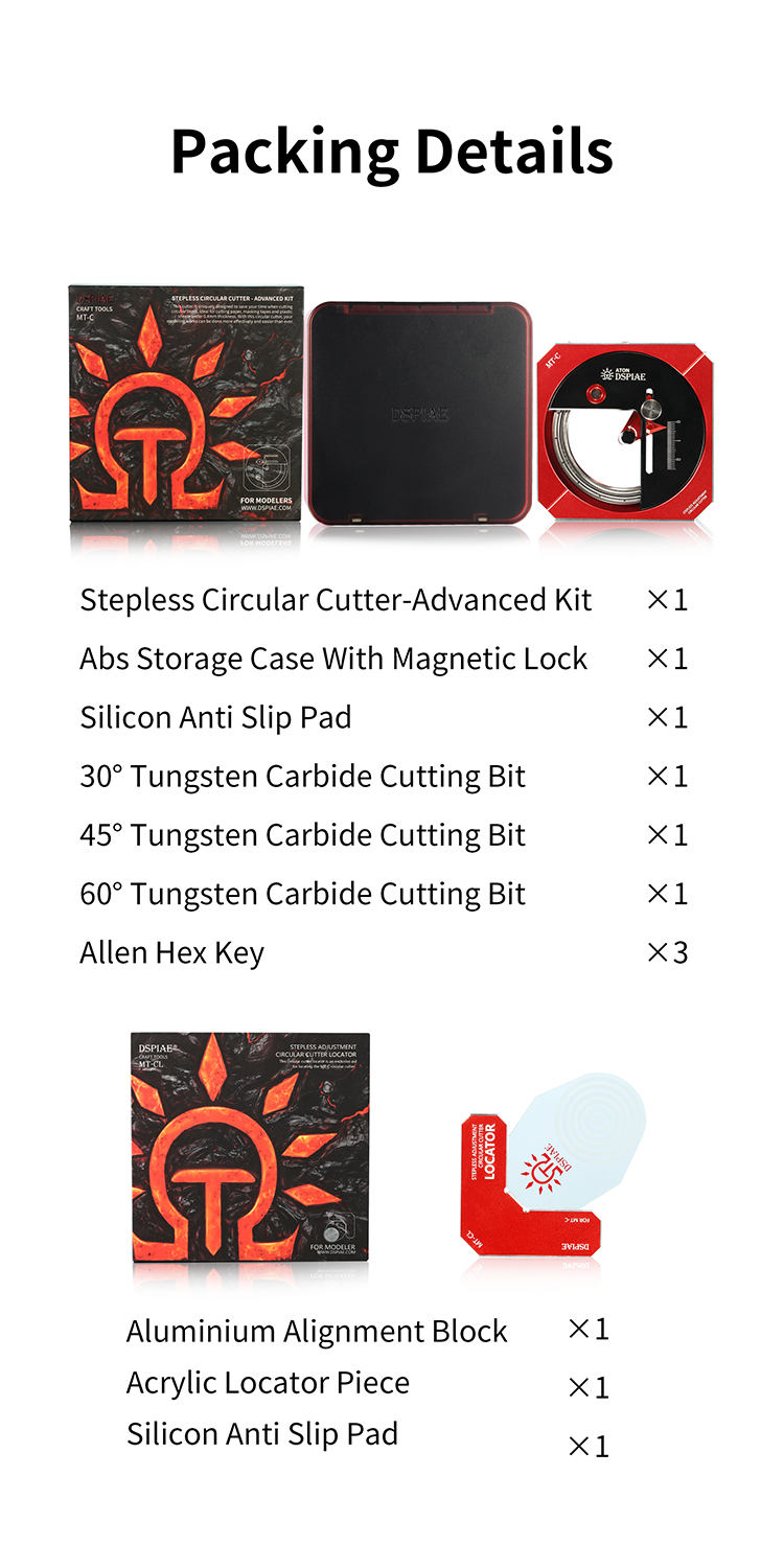 DSPIAE - MT-C Stepless Adjustment Circular Cutter