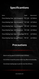 DSPIAE - PMT Precut Masking Tape (6 Options)