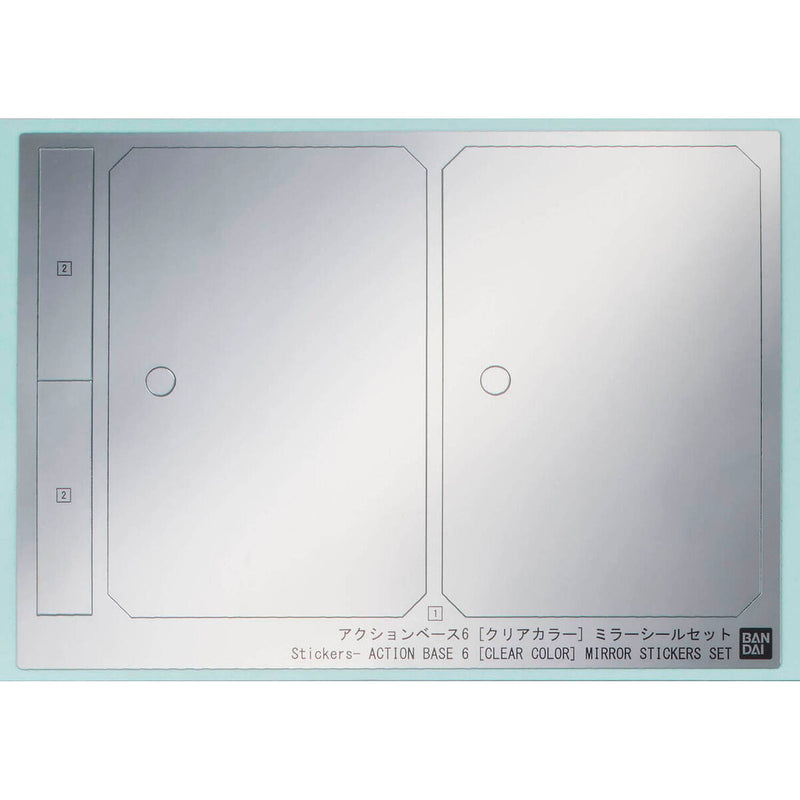 Action Base 6 [CLEAR COLOR] Mirror Stickers Set