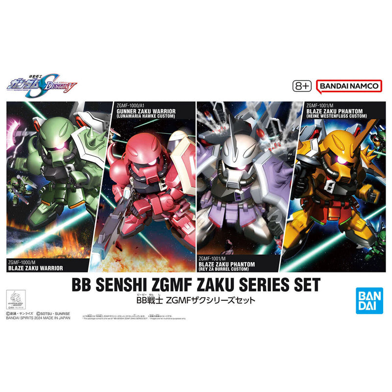 SDBB Senshi ZGMF Zaku Series Set