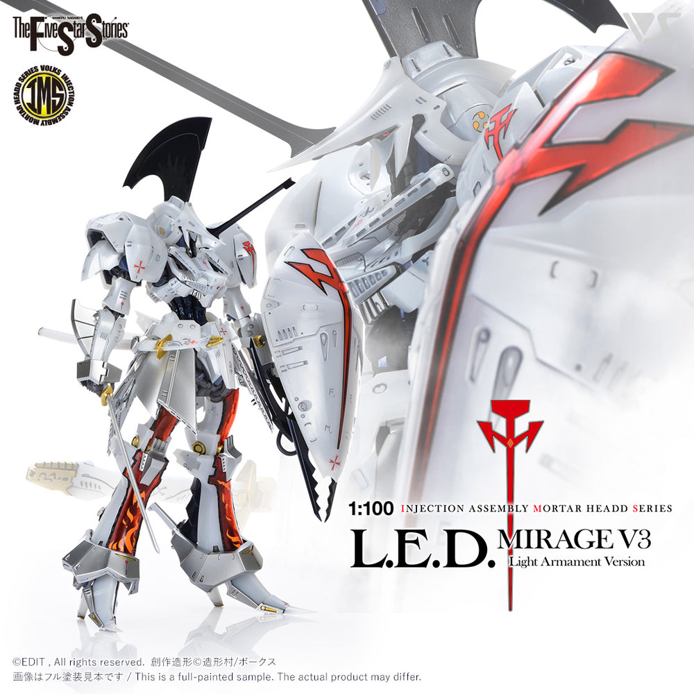 L.E.D. MIRAGE 1/100スケール 未組立　フレームランチャーセット L E D MIRAGE 1/100スケール 未組立 フレームランチャーセット