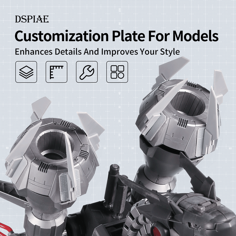 DSPIAE - PC Plastic Card for Model Customization (4 Options)