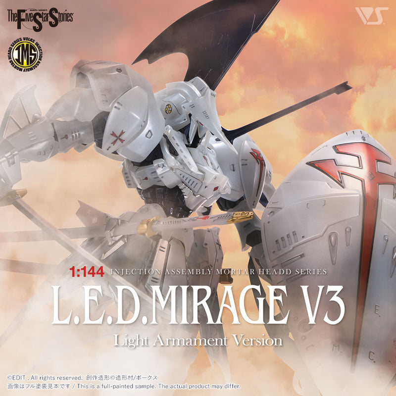 Volks IMS 1/144 No.6 L.E.D.MIRAGE V3 Light Armament Version