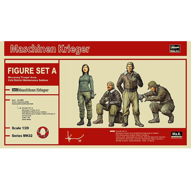 1:20 Ma.K. FIGURE SET A (Mercenary Troops' Arms Cold District Maintenance Soldiers)