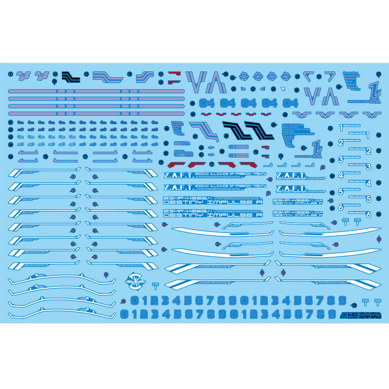 Delpi Decal - MG Destiny Impulse R Water Decal