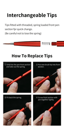 DSPIAE - AT-FB Interchangeable Fine Tip Brush (4 Colors)