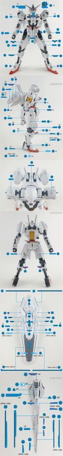 Delpi Decal - HG Calibarn Water Decal (2 Types)