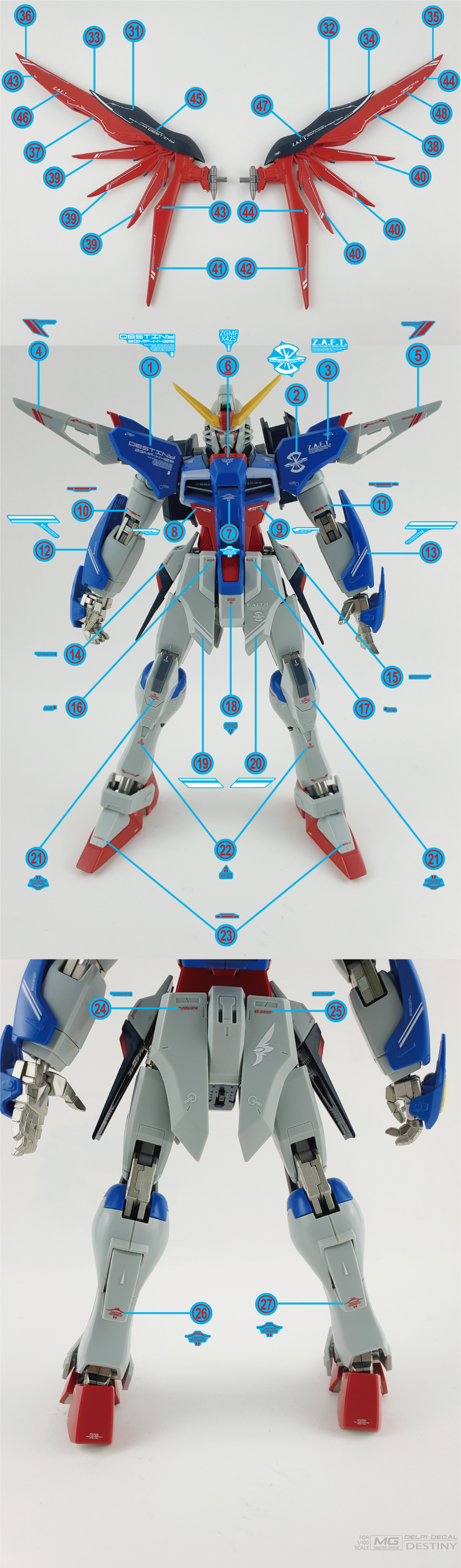 Delpi Decal - MG Destiny Water Decal