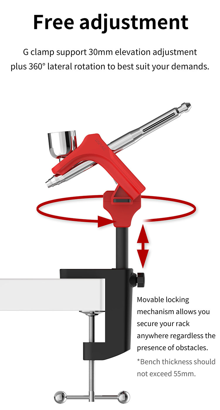 DSPIAE - PT-AR Airbrush Rack