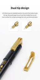 DSPIAE - MKS Super Metallic Markers (3 Options + Refill)