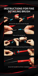 DSPIAE - Phoenix Plume Interchangeable Brush Holder and Panel Liner (3 Options)