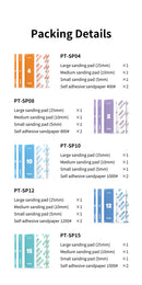 DSPIAE - PT-SP Acrylic Sanding Pad Set (5 Options)