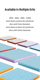 DSPIAE - SS-C Adhesive Sponge Sanding Discs (12 Options)