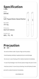 DSPIAE - MKM Soft Tipped Markers - Metallic Series (8 Colors)