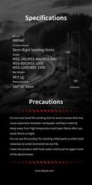 DSPIAE - MSS Semi-Rigid Sanding Sticks (7 Options)