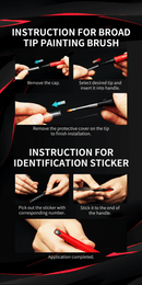 DSPIAE - Phoenix Plume Interchangeable Brush Holder and Panel Liner (3 Options)