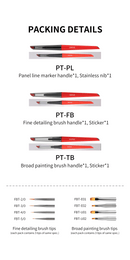 DSPIAE - Phoenix Plume Interchangeable Brush Holder and Panel Liner (3 Options)