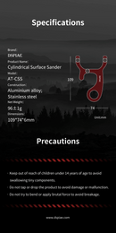 DSPIAE - AT-CSS Cylindrical Surface Sander