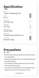DSPIAE - AT-CT Plastic Chamfering Tool