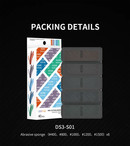 DSPIAE - DS3-S01 Reusable Sanding Sponge Set #400-#1500  (40pcs)