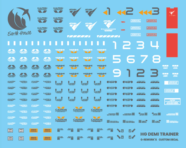 G-REWORK - Custom Decal - [HG] [Witch From Mercury] Demi Barding / Demi Trainer (Demi Series)