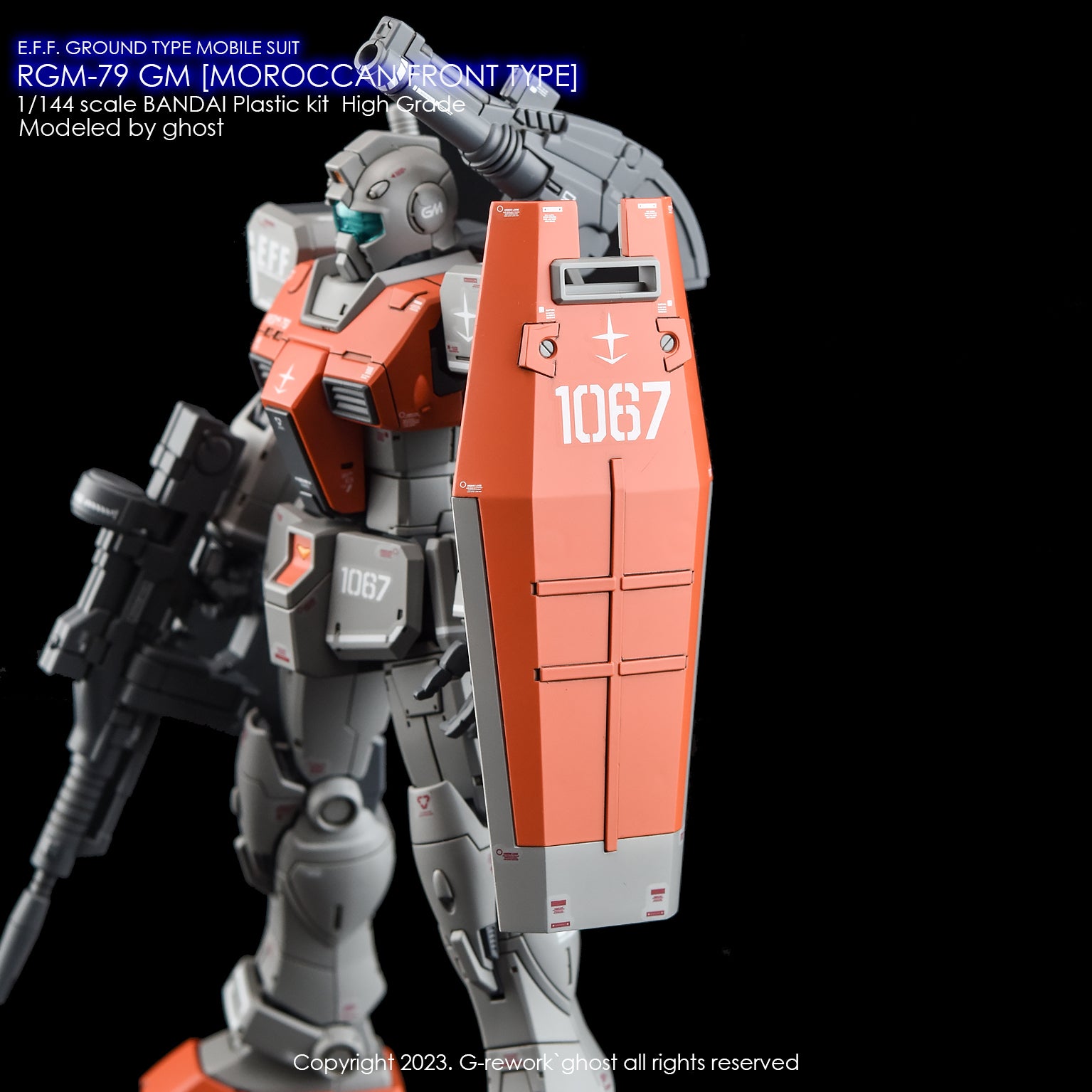 G-REWORK - Custom Decal - [HG] RGM-79 GM [Moroccan Front Type]