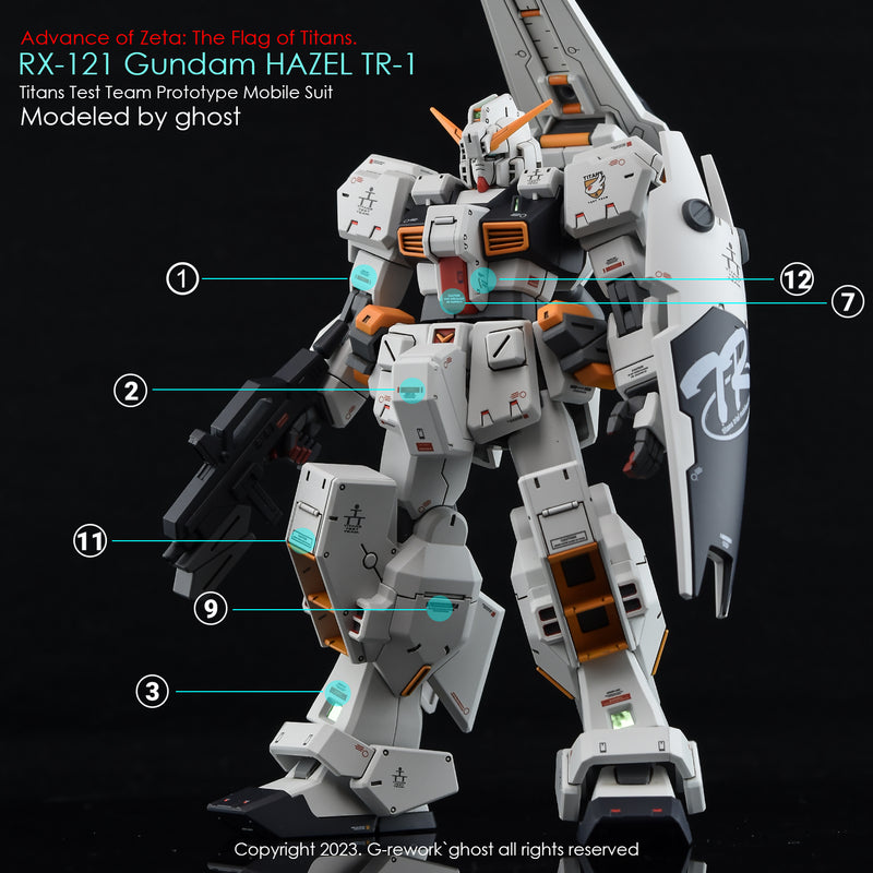 G-REWORK - Custom Decal - [HG] A.O.Z. Hazel TR-1 Custom