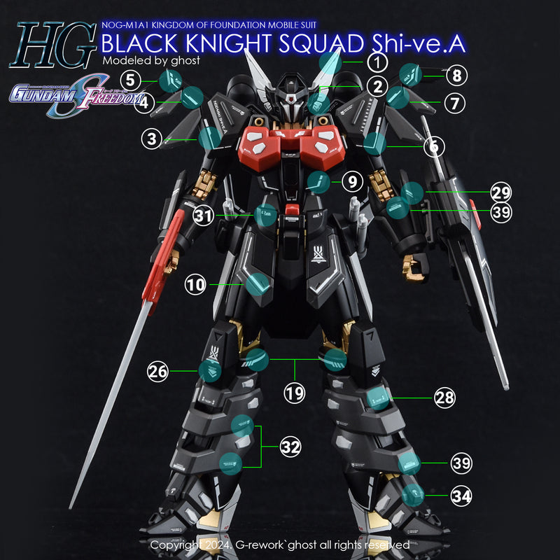 G-REWORK - Custom Decal - [HG] [SEED] B.K.S. SHI-VE.A