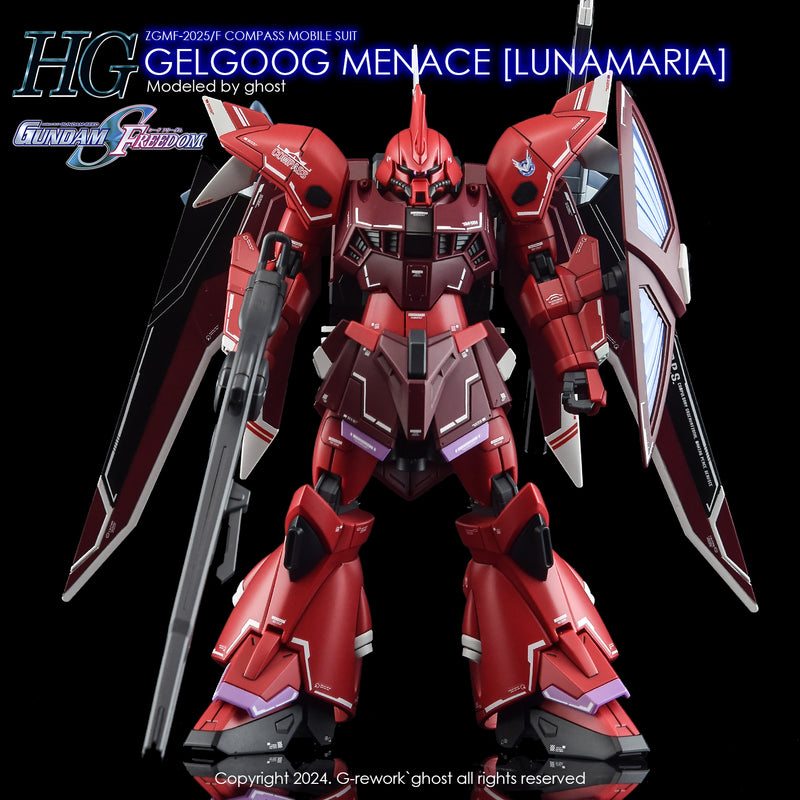 G-REWORK - Custom Decal - [HG] [SEED] GELGOOG MENACE [ LUNAMARIA ]