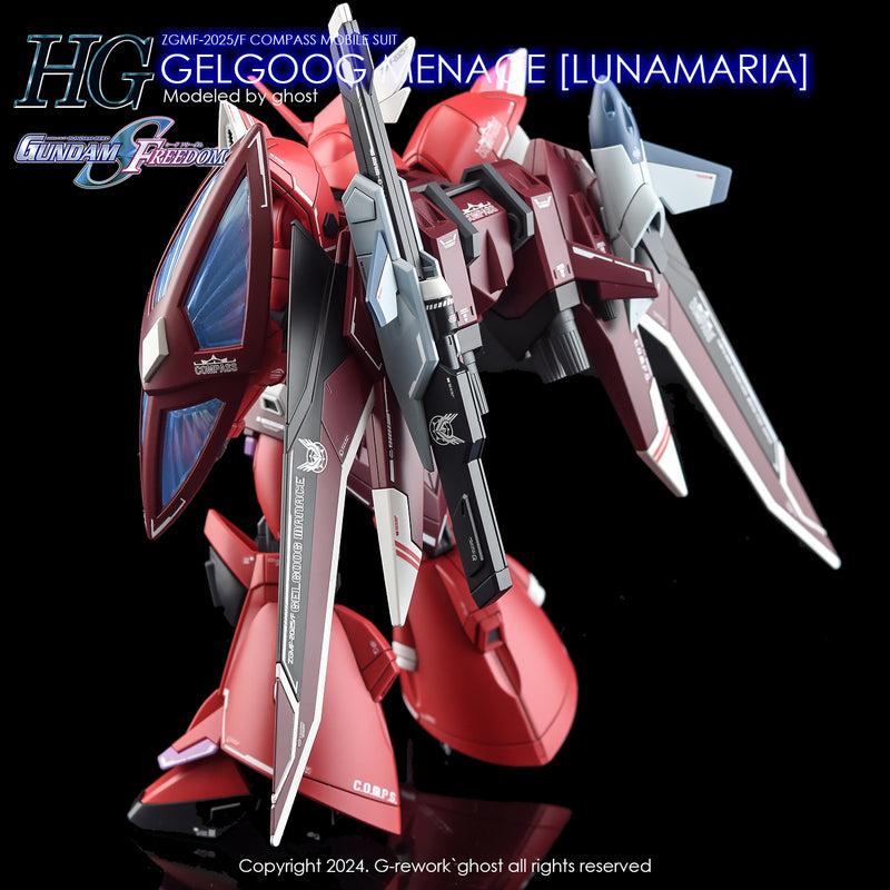 G-REWORK - Custom Decal - [HG] [SEED] GELGOOG MENACE [ LUNAMARIA ]