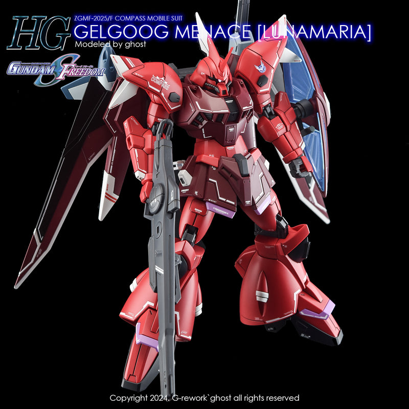 G-REWORK - Custom Decal - [HG] [SEED] GELGOOG MENACE [ LUNAMARIA ]