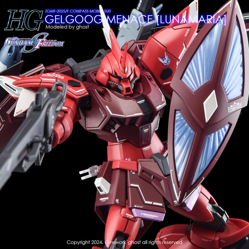 G-REWORK - Custom Decal - [HG] [SEED] GELGOOG MENACE [ LUNAMARIA ]