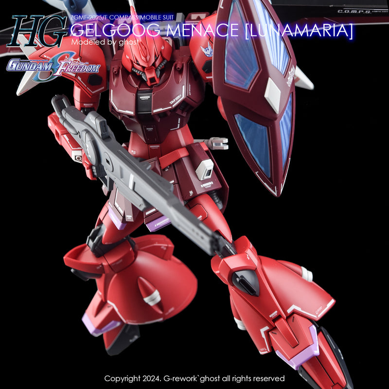 G-REWORK - Custom Decal - [HG] [SEED] GELGOOG MENACE [ LUNAMARIA ]