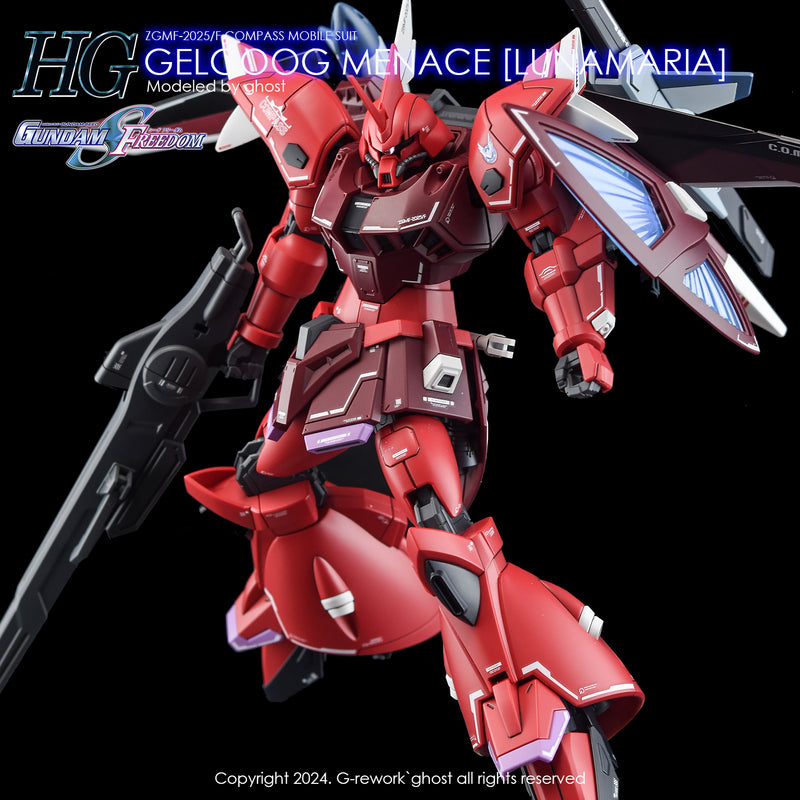 G-REWORK - Custom Decal - [HG] [SEED] GELGOOG MENACE [ LUNAMARIA ]