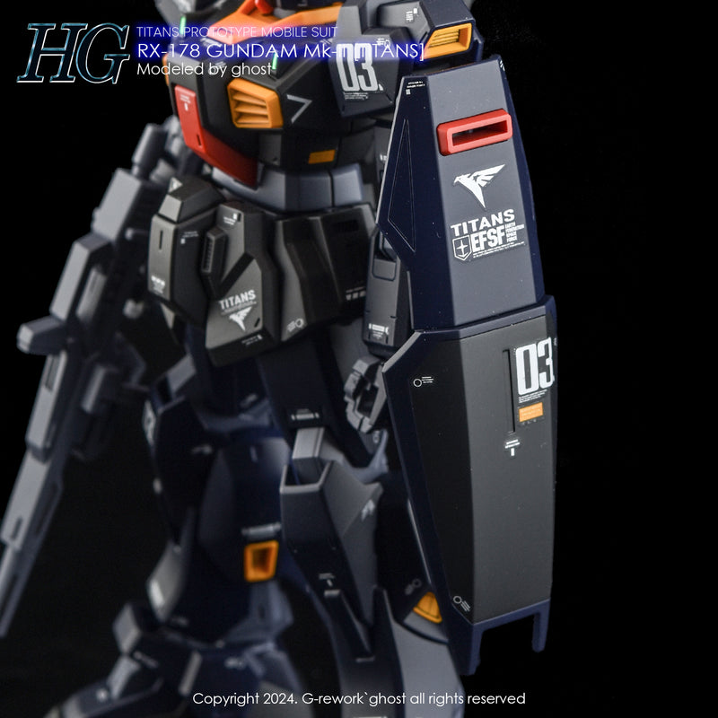 G-REWORK - Custom Decal [HG] Gundam MK-2 (Titans)