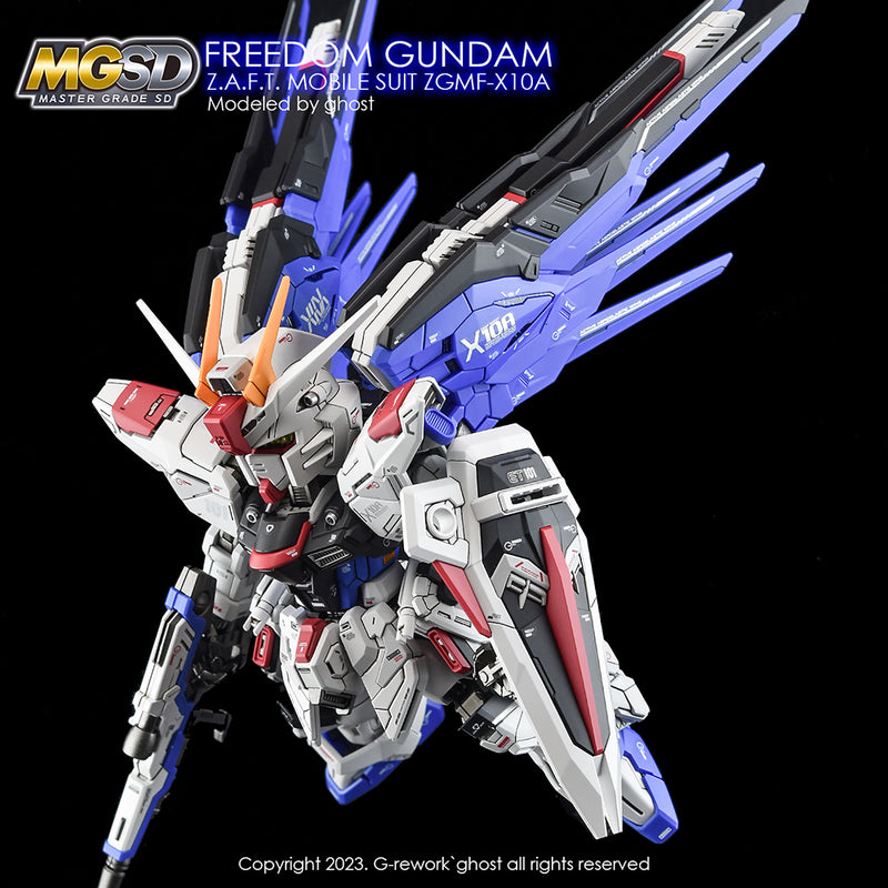 G-REWORK - Custom Decal - [MGSD] Freedom Gundam
