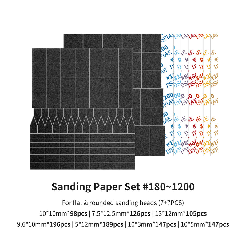 DSPIAE - MSP-ESS Full Grid Sanding Paper for Reciprocating Sanding Tool