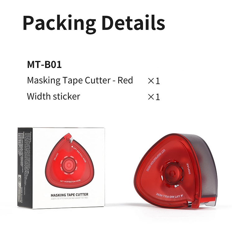 DSPIAE - MT-B Masking Tape Cutter (Red)