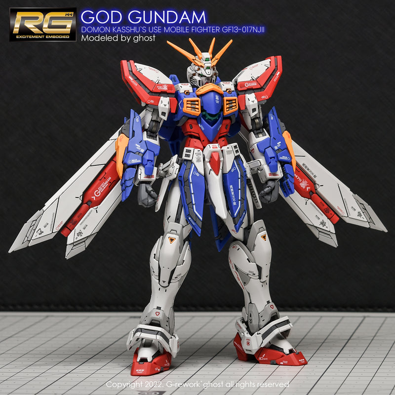 G-REWORK - Custom Decal - [RG] God Gundam